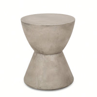 Outdoor MGO Side Table For Patio And Garden Use Light Grey