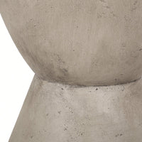 Outdoor MGO Side Table For Patio And Garden Use Light Grey