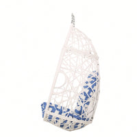 Stylish Indoor Outdoor Hanging Egg Chair With Cushion For Relaxation And Comfort