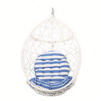 Stylish Indoor Outdoor Hanging Egg Chair With Cushion For Relaxation And Comfort