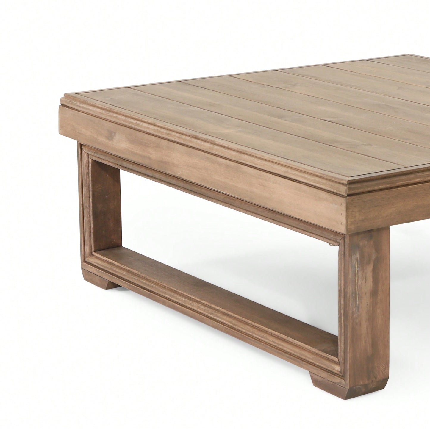 Modern Rustic Coffee Table With Storage And Stylish Design For Living Room