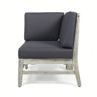 Stylish Grey Corner Chair For Modern Living Spaces