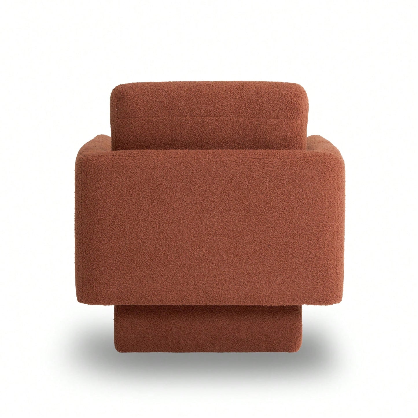 360° Swivel Accent Chair Thick Padded Teddy Sherpa Barrel Chair For Living Room Nursery Bedroom Comfy Lounge Sofa Available In 4 Colors