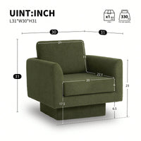 360° Swivel Accent Chair Thick Padded Teddy Sherpa Barrel Chair For Living Room Nursery Bedroom Comfy Lounge Sofa Available In 4 Colors