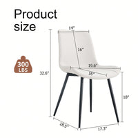 Set Of 6 Curved Black Leather Dining Chairs With Metal Legs For Restaurants Kitchens And Offices
