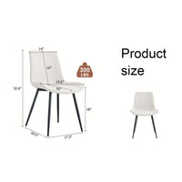 Set Of 6 Curved Black Leather Dining Chairs With Metal Legs For Restaurants Kitchens And Offices