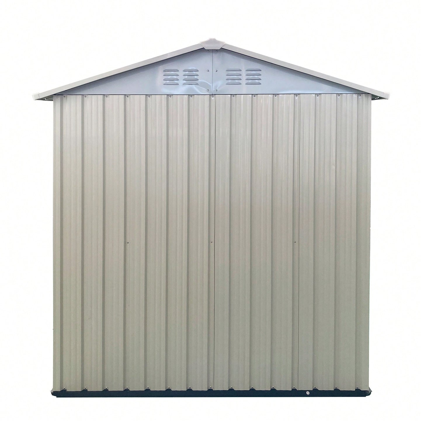 5FTx3FT Apex Roof Outdoor Storage Shed In White For Garden Tools And Equipment