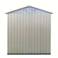 5FTx3FT Apex Roof Outdoor Storage Shed In White For Garden Tools And Equipment