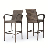 Set Of 2 Elegant Adjustable Height Barstool With Comfortable Upholstered Seat And Modern Design