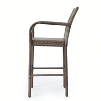 Set Of 2 Elegant Adjustable Height Barstool With Comfortable Upholstered Seat And Modern Design