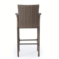 Set Of 2 Elegant Adjustable Height Barstool With Comfortable Upholstered Seat And Modern Design