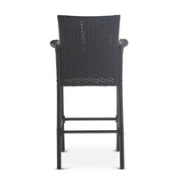 Set Of 2 Elegant Adjustable Height Barstool With Comfortable Upholstered Seat And Modern Design