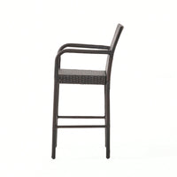Set Of 2 Elegant Adjustable Height Barstool With Comfortable Upholstered Seat And Modern Design