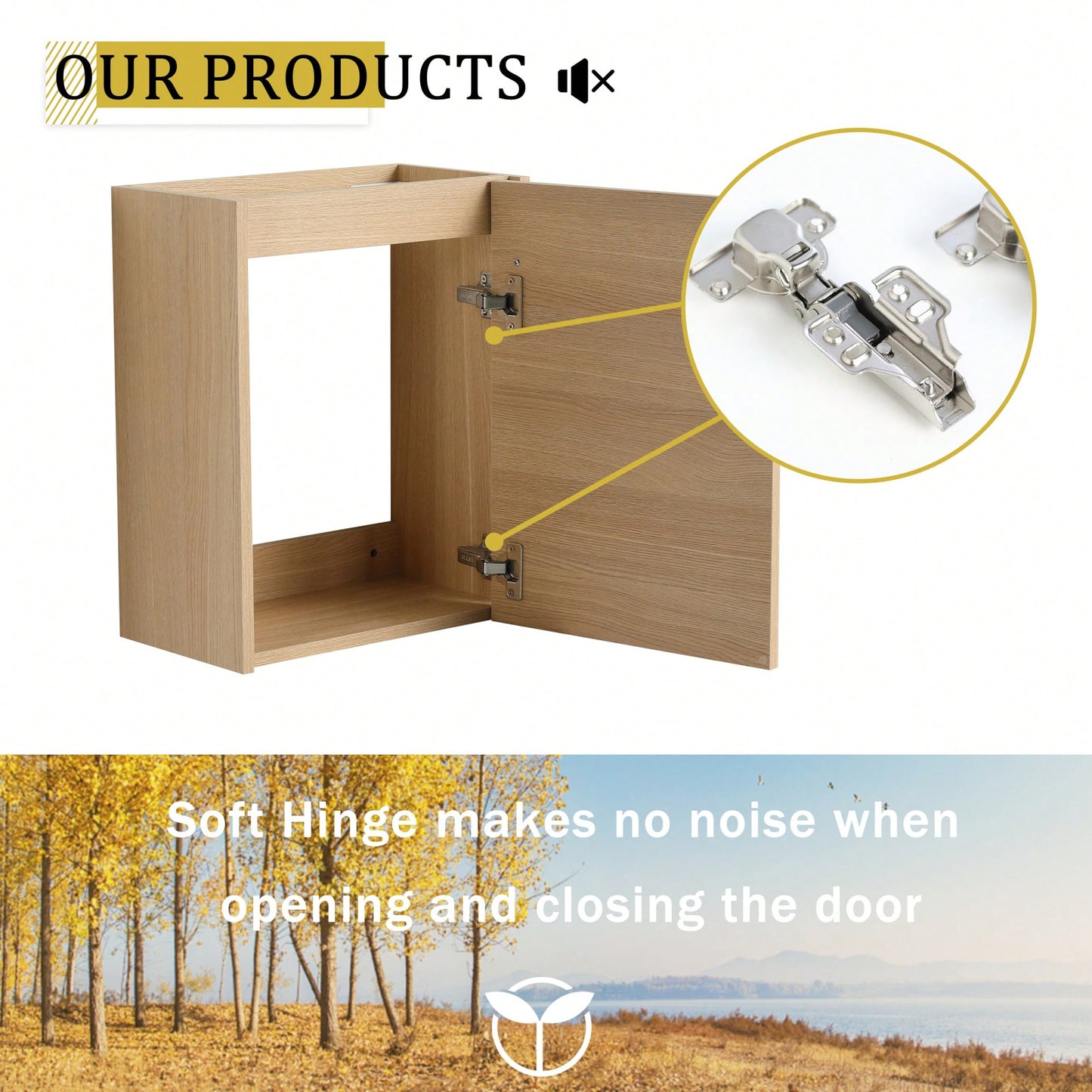 Compact 16 Inch Wall-Mounted Bathroom Vanity With Ceramic Sink And Soft-Close Cabinet Door Ideal For Small Spaces