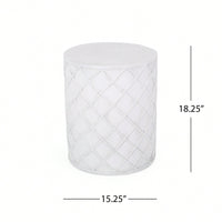 Charming Nautical End Table Modern Lightweight Concrete Design