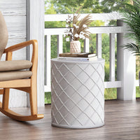 Charming Nautical End Table Modern Lightweight Concrete Design