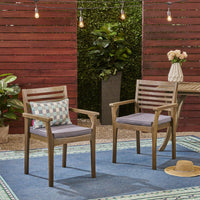 Elegant Set Of 2 Modern Dining Chairs With Comfortable Upholstery And Stylish Design