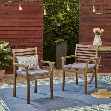 Elegant Set Of 2 Modern Dining Chairs With Comfortable Upholstery And Stylish Design
