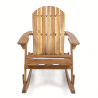 Comfortable Outdoor Adirondack Rocking Chair For Relaxation And Leisure