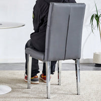 Elegant Black Armless Dining Chairs Set Of 4 With Vintage Grid And Buckle Design
