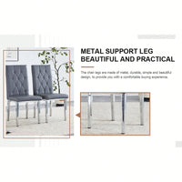 Elegant Black Armless Dining Chairs Set Of 4 With Vintage Grid And Buckle Design