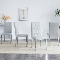 Elegant Black Armless Dining Chairs Set Of 4 With Vintage Grid And Buckle Design