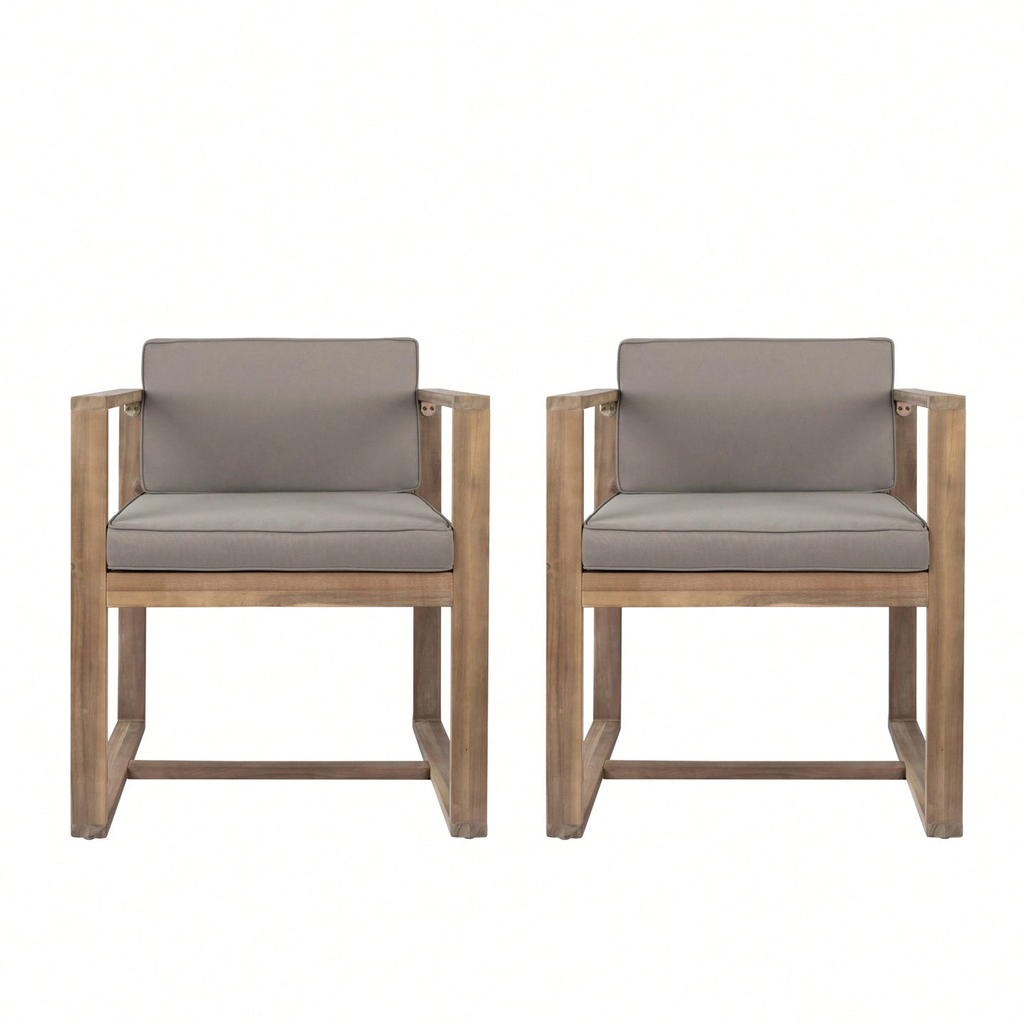 Outdoor Patio Dining Chairs Set Of Two Comfortable And Stylish Seating For Garden Or Balcony