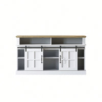 58 Inch TV Stand With Storage Cabinet And Shelves For Living Room And Bedroom Entertainment Center