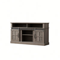 58 Inch TV Stand With Storage Cabinet And Shelves For Living Room And Bedroom Entertainment Center