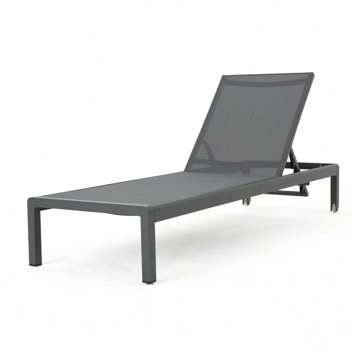 Outdoor Chaise Lounge Chair For Relaxation And Comfort Grey