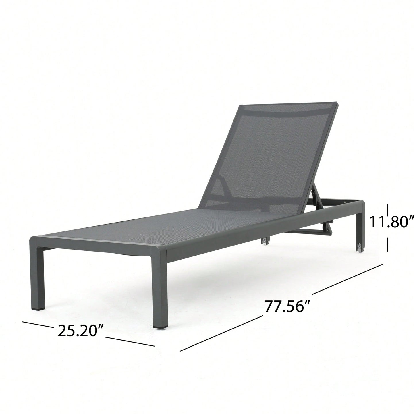 Outdoor Chaise Lounge Chair For Relaxation And Comfort Grey