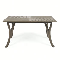 Elegant Rectangular Wood Dining Table For Modern Home Decor