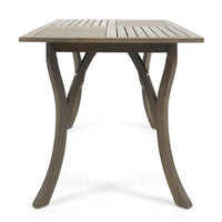 Elegant Rectangular Wood Dining Table For Modern Home Decor