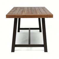 Stylish Weather-Resistant Outdoor Dining Table For Patio And Garden Use