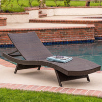 Outdoor Wicker Chaise Lounge Chair For Relaxation And Comfort