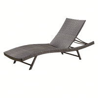 Outdoor Wicker Chaise Lounge Chair For Relaxation And Comfort