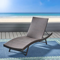 Outdoor Wicker Chaise Lounge Chair For Relaxation And Comfort