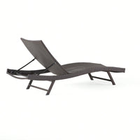 Outdoor Wicker Chaise Lounge Chair For Relaxation And Comfort