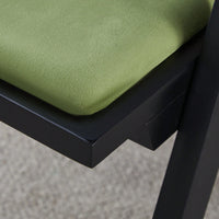 Set Of 2 Medieval Style Black Rubber Wood Dining Chairs With Armrests - Simple Natural Living Room Seating