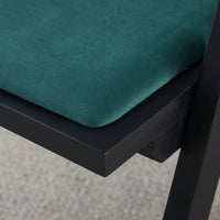Set Of 2 Medieval Style Black Rubber Wood Dining Chairs With Armrests - Simple Natural Living Room Seating