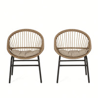 Stylish Set Of 2 Modern Chairs For Dining Room Or Office Use