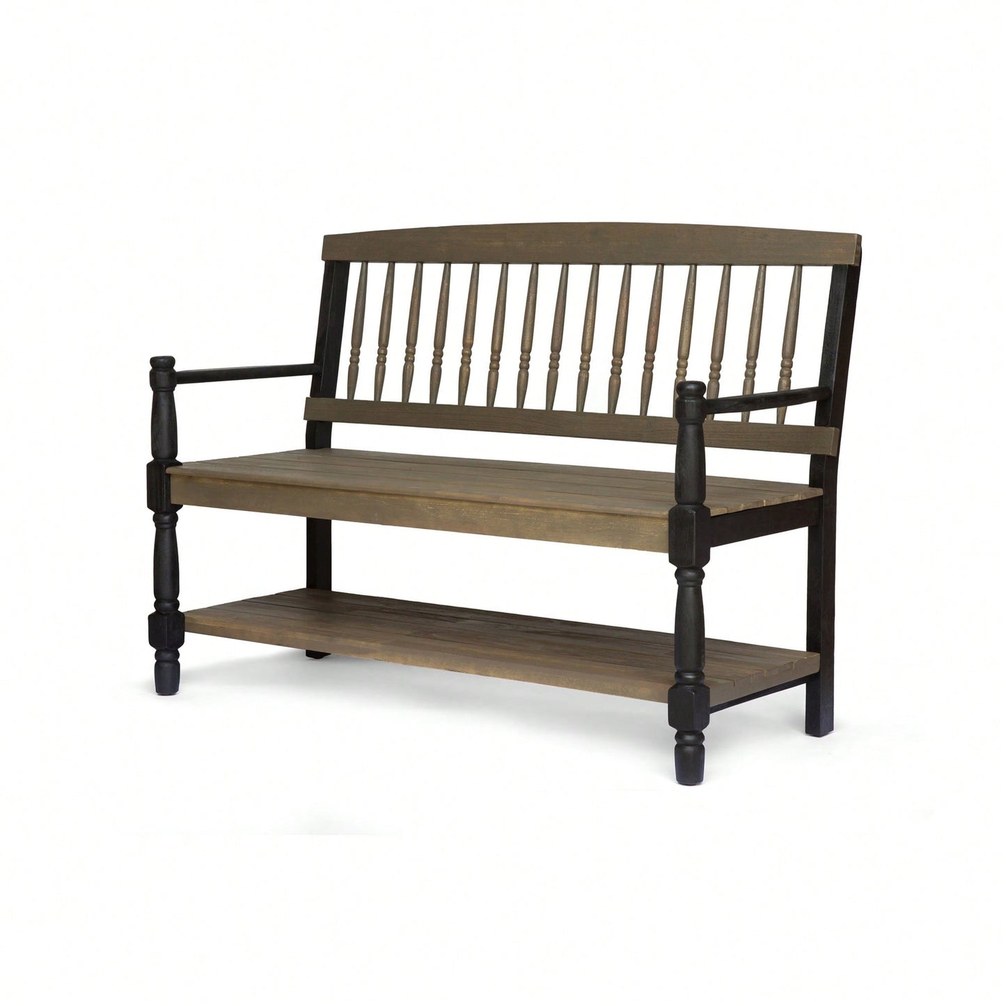 Elegant Outdoor Garden Bench With Comfortable Seating And Durable Design