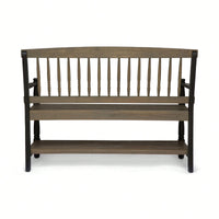 Elegant Outdoor Garden Bench With Comfortable Seating And Durable Design