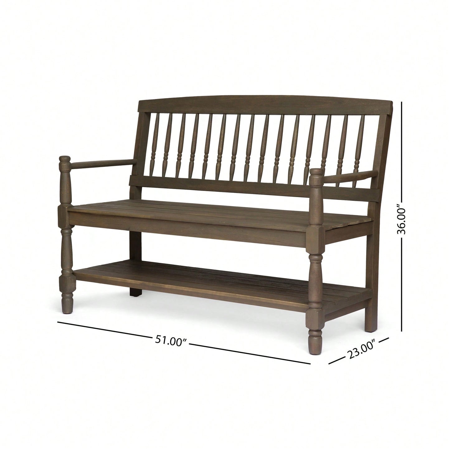 Elegant Outdoor Garden Bench With Comfortable Seating And Durable Design