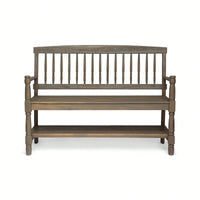 Elegant Outdoor Garden Bench With Comfortable Seating And Durable Design