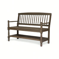 Elegant Outdoor Garden Bench With Comfortable Seating And Durable Design