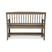 Elegant Outdoor Garden Bench With Comfortable Seating And Durable Design