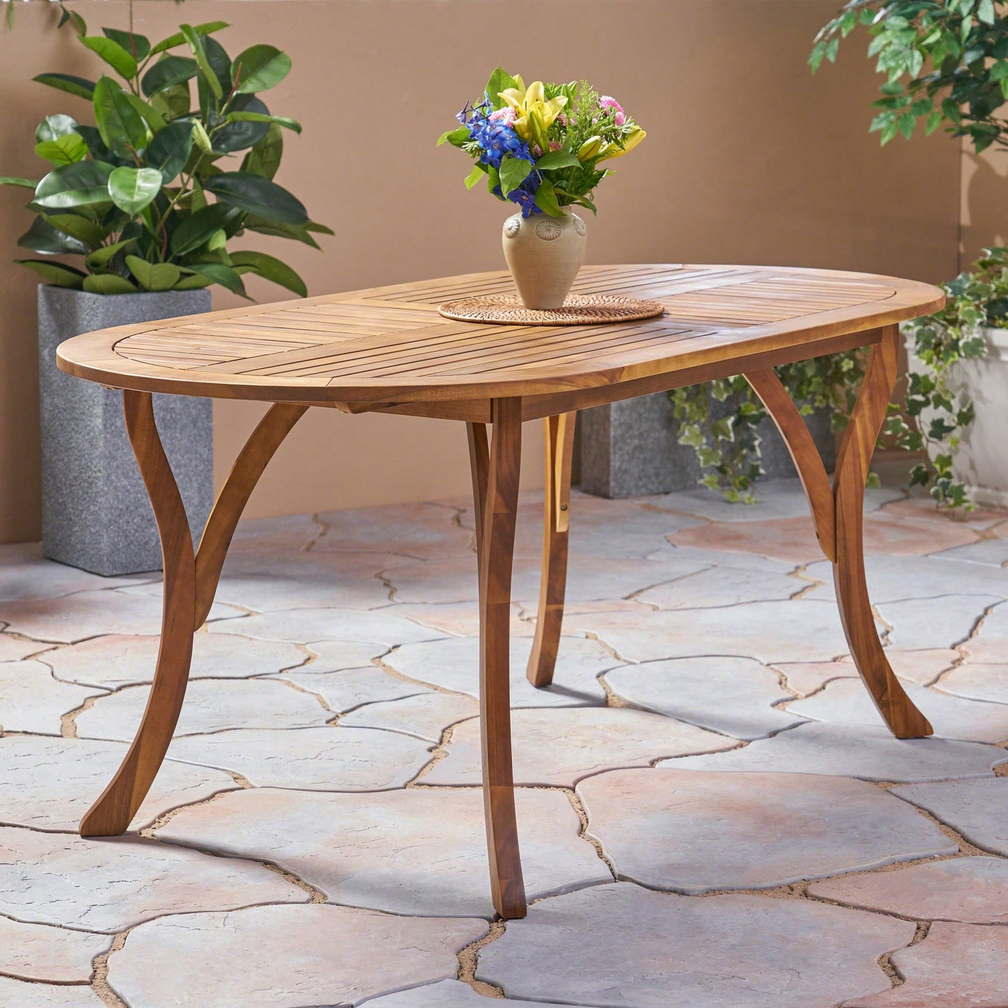 Elegant 70 Inch Acacia Wood Dining Table For Modern Homes