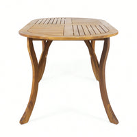 Elegant 70 Inch Acacia Wood Dining Table For Modern Homes