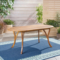 Elegant 70 Inch Acacia Wood Dining Table For Modern Homes